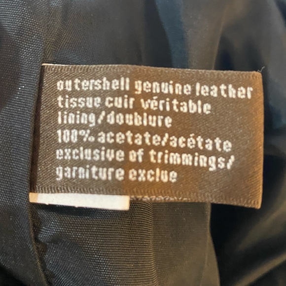 Danier🇨🇦 Black Genuine Leather Pencil Skirt sz 4 - Picture 6 of 11